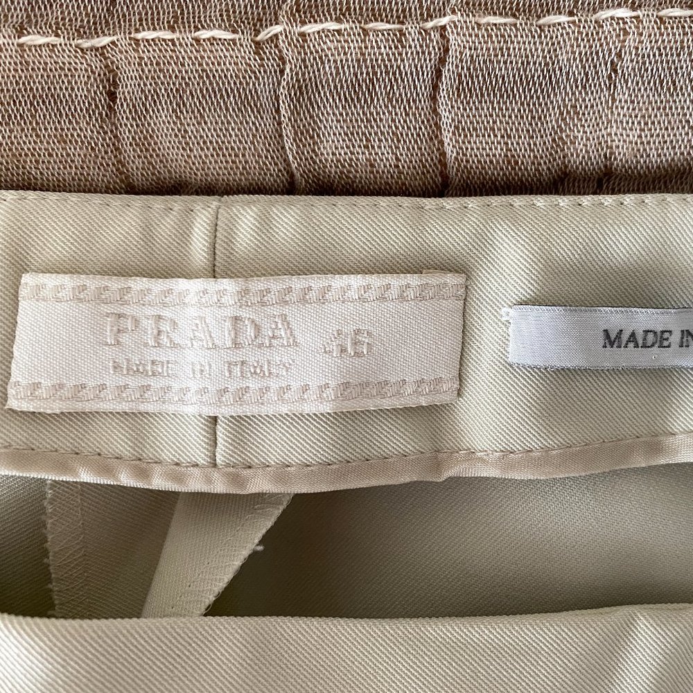 VINTAGE PRADA TECHNOSTRETCH SLIM PANTS - SZ 46